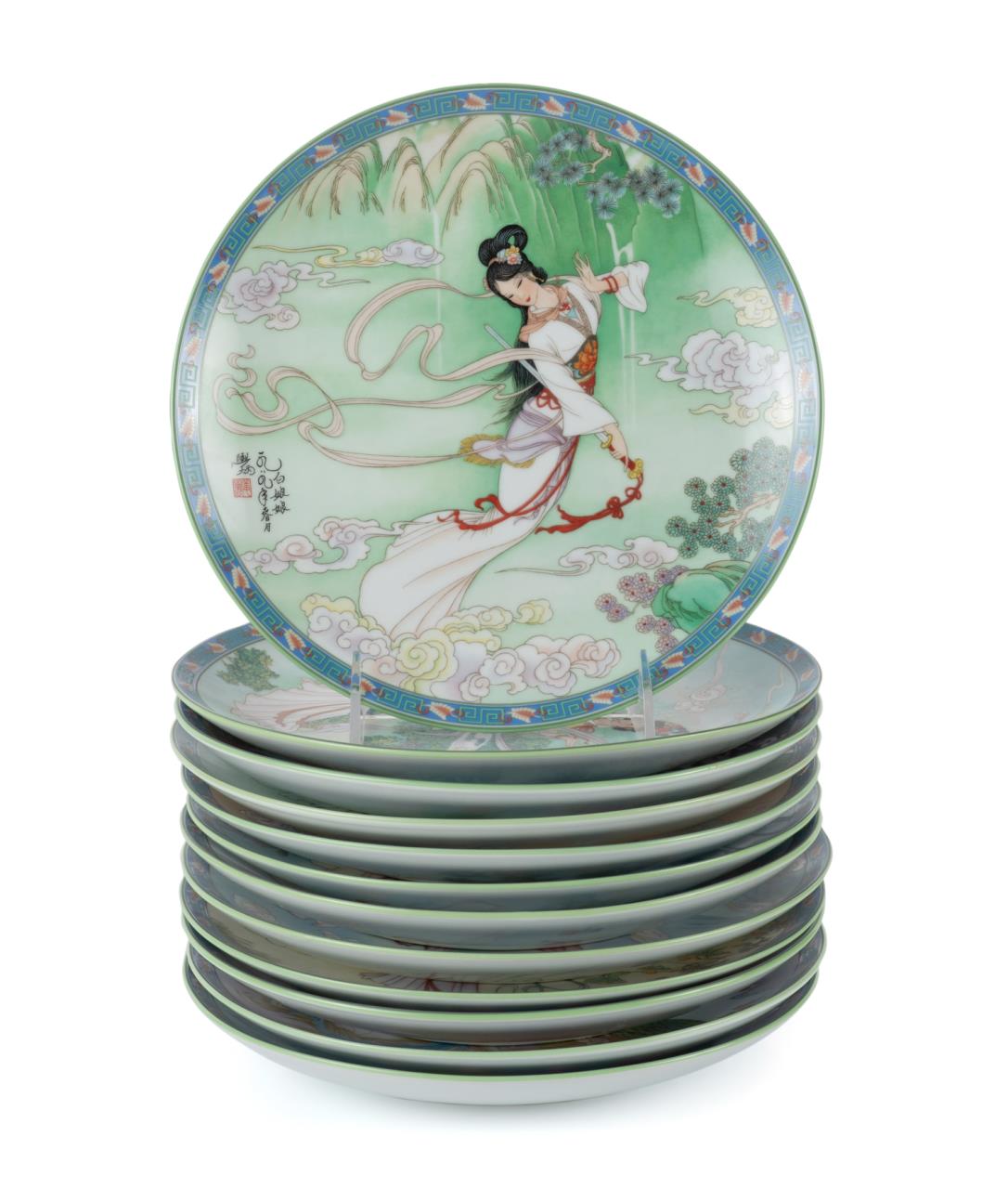 SET 12 IMPERIAL JINGDEZHEN