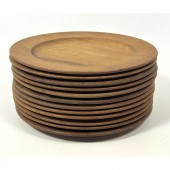 Set 12 Kay Bojesen teak dinner