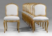 Set 12 Louis XV style dining c