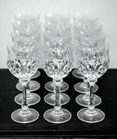 SET, 12 MIKASA CRYSTAL NORMAND