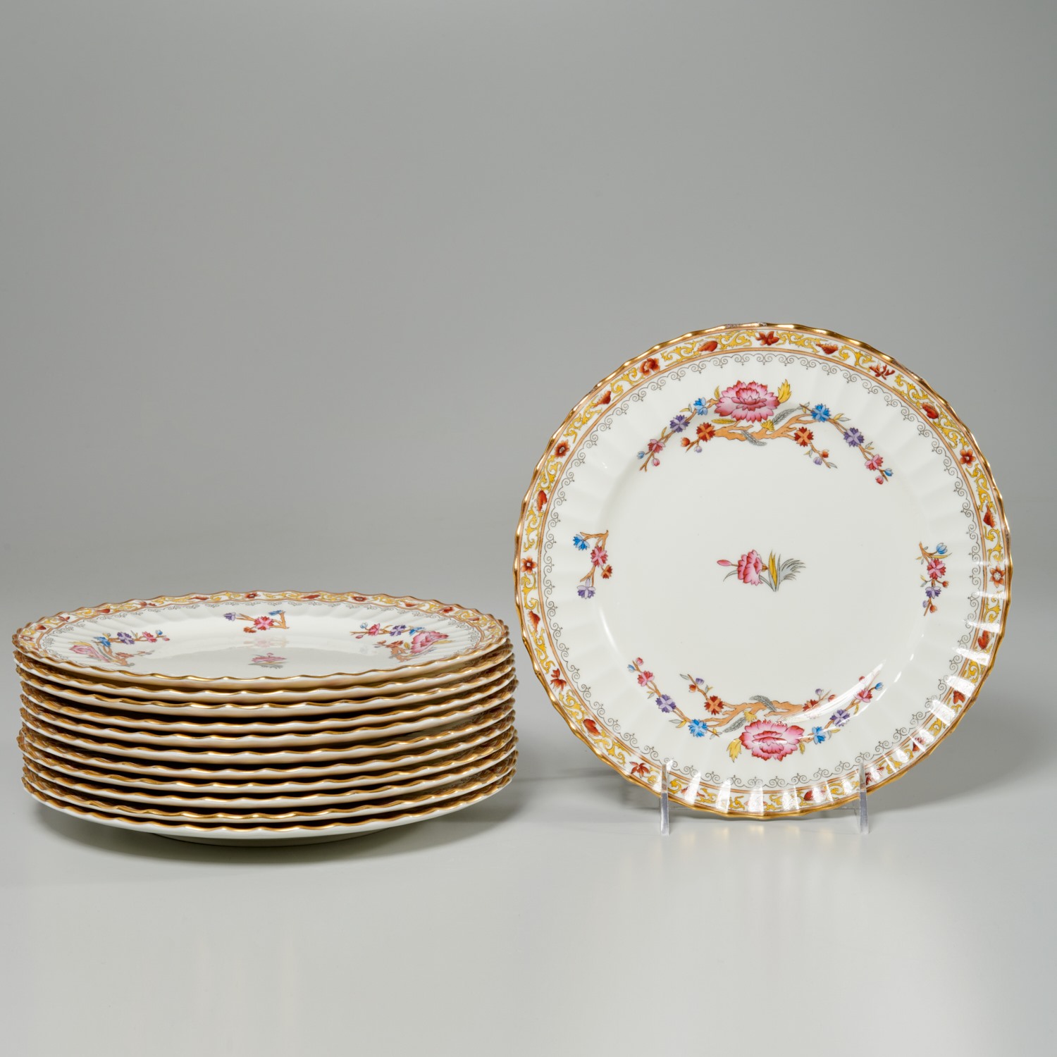 SET (12) ROYAL WORCESTER "LADY