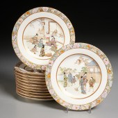 SET (12) SATSUMA KINKOZAN ZO "
