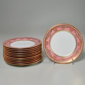 SET (12) SPODE COPELAND PINK B