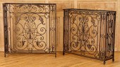 SET 2 FRENCH WROUGHT IRON CONS