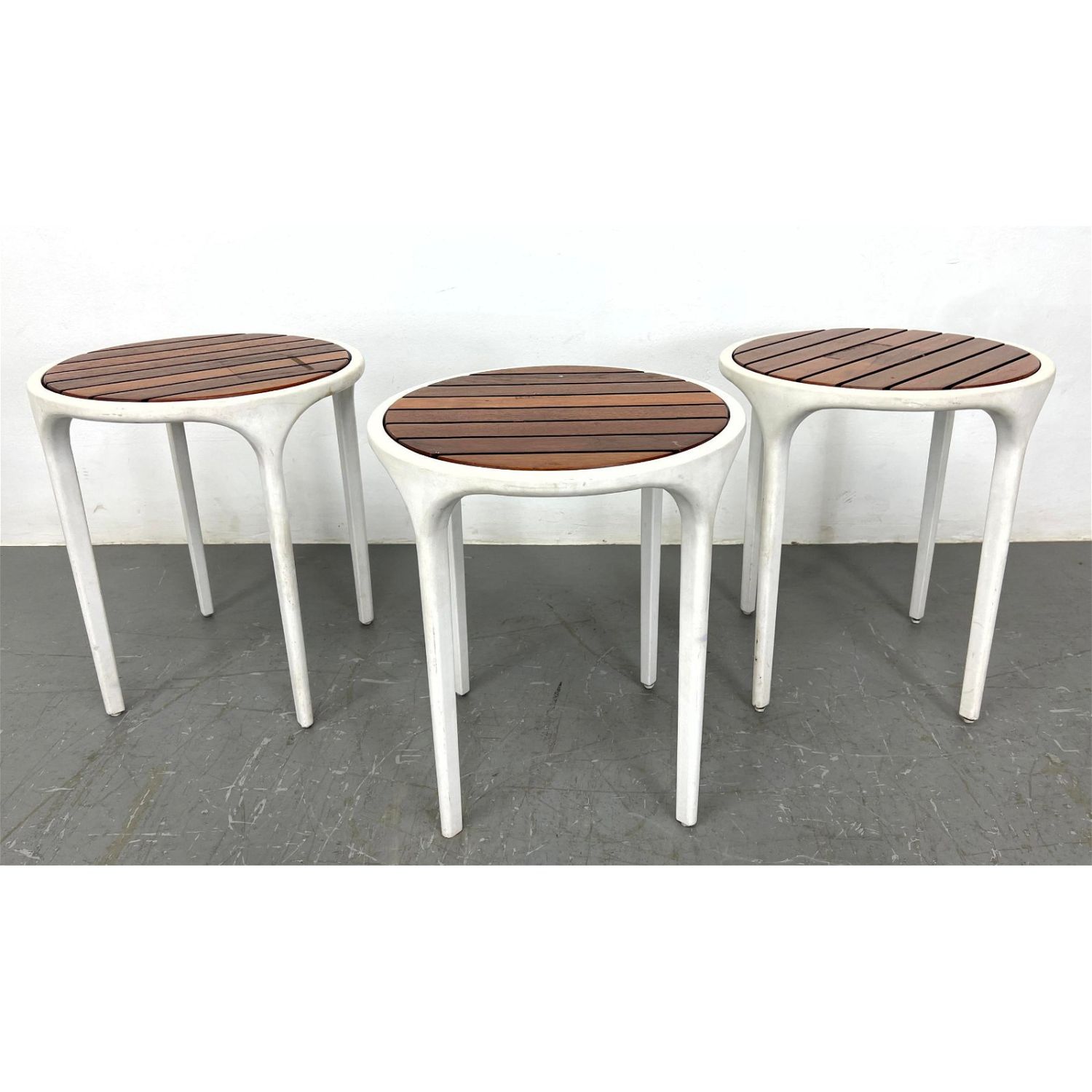 Set 3 LINK Outdoor Teak Slat Side