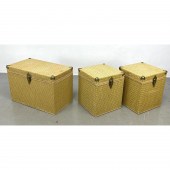 Set 3 Redmon Woven Trunk Table