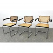 Set 3 STENDIG Caned Seat Chrom