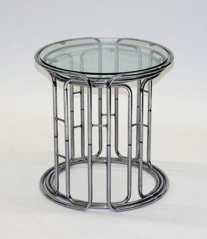 SET 3 TUBULAR CHROME MCM NESTING