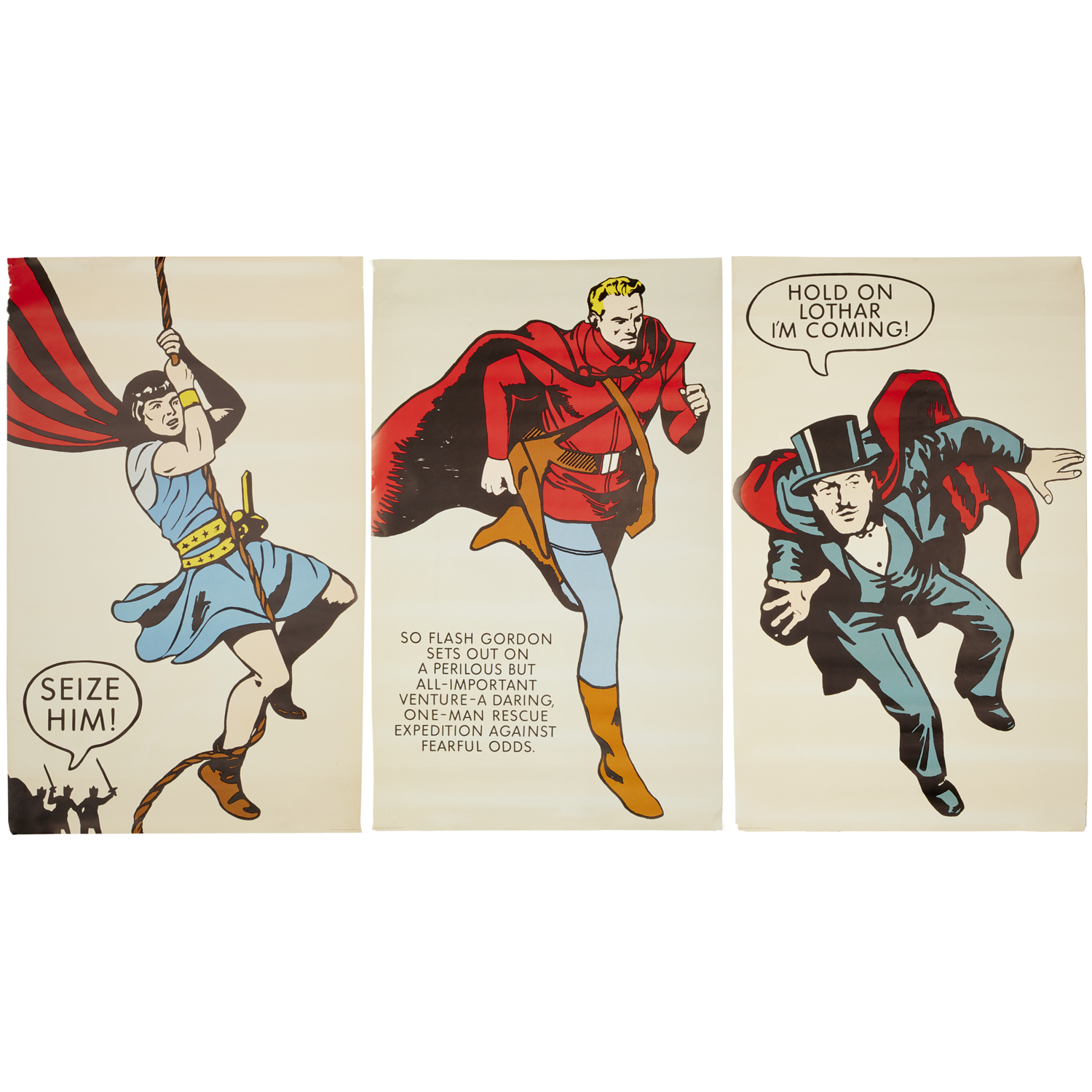 SET (3) VINTAGE COMIC ADVERTISING