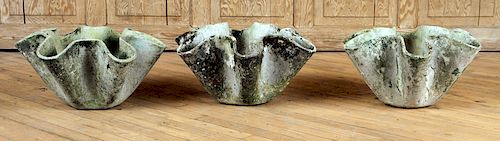 SET 3 WILLY GUHL HANDKERCHIEF STONE