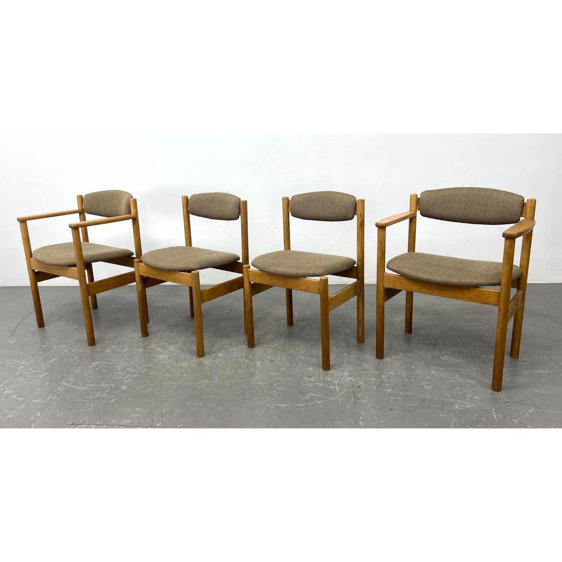 Set 4 60s Danish Modern Denmark Oak