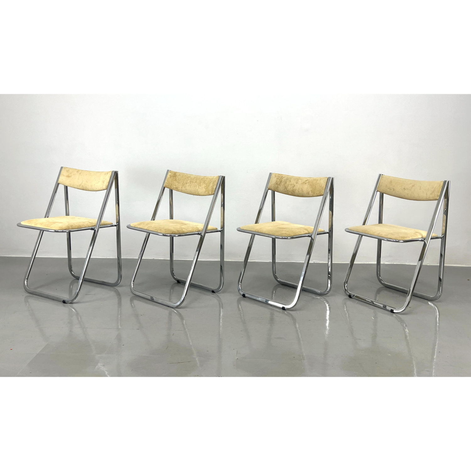 Set 4 ARRBEN Chrome Modernist