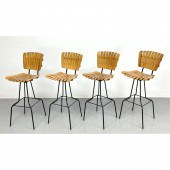 Set 4 Arthur Umanoff Wooden Sl
