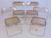 SET 4 CASTELLI SMOKED LUCITE F