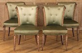 SET 4 CERUSED OAK JANSEN DININ