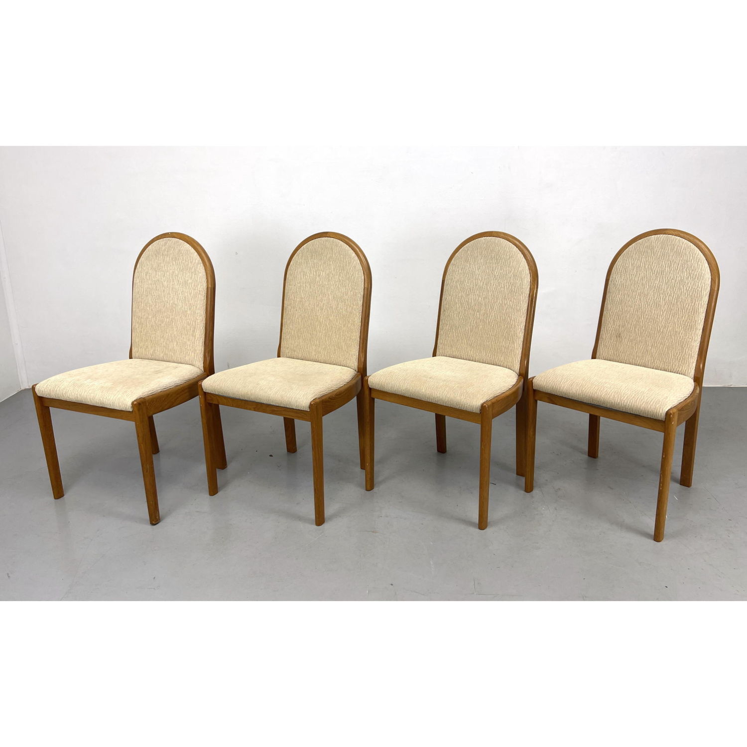 Set 4 Danish Modern Tarm Stole Teak