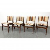 Set 4 Danish Modern Teak Moder