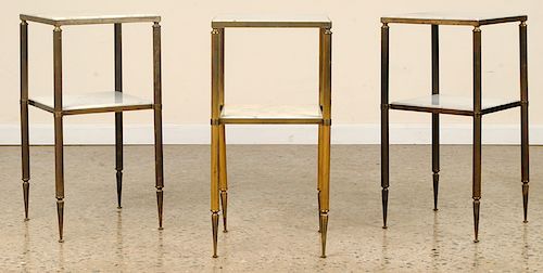 SET 4 FRENCH MARBLE TOP