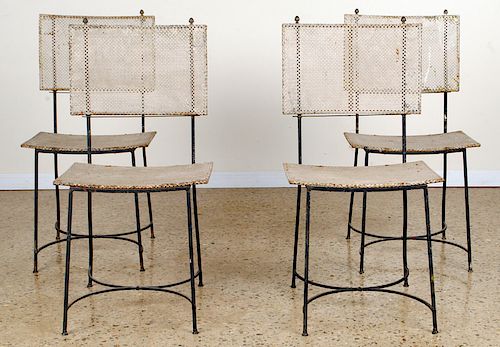 SET 4 FRENCH SIDE CHAIRS ATTR. TO