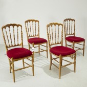 SET (4) GILTWOOD CHIAVARI CHAI