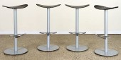 SET 4 LABELED BRIGHTON CHROME