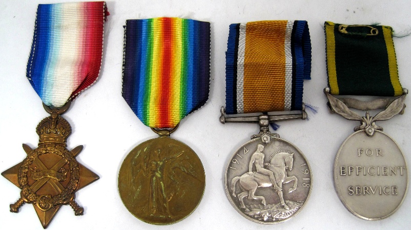 Set 4 Medals Awarded to SPR J