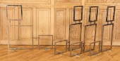 SET 4 NICKELED BRONZE ARCHITEC