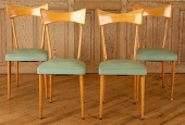 SET 4 SYCAMORE CHAIRS MANNER O