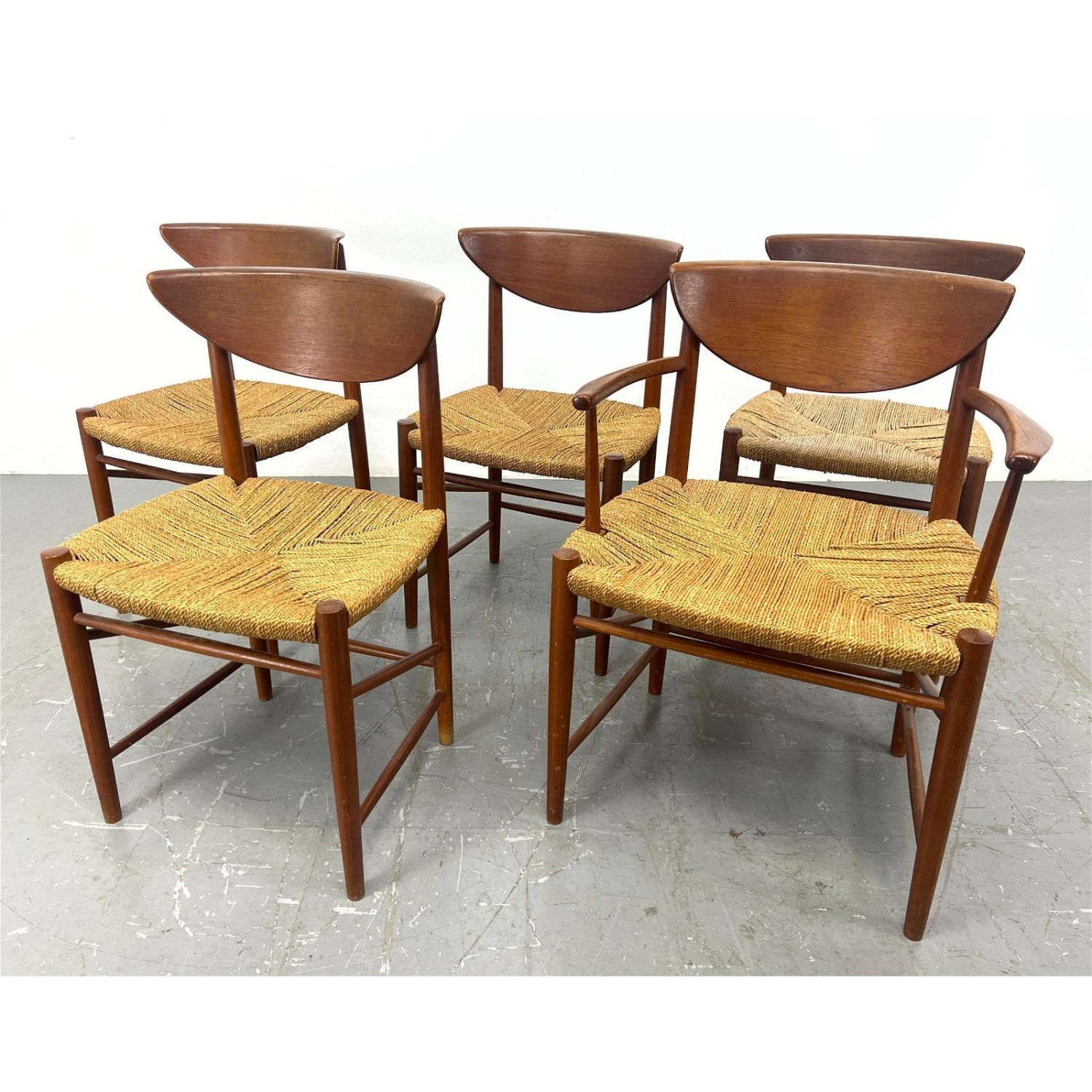 Set 5 Danish Modern Teak Dining