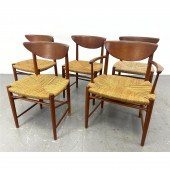 Set 5 Danish Modern Teak Dinin