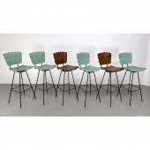 Set 6 Arthur Umanoff Bar Stool