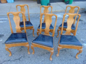 SET 6 CHAIRS ENGLISH GEORGE II