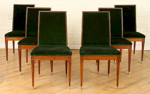 SET 6 CUBAN MAHOGANY DINING