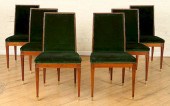 SET 6 CUBAN MAHOGANY DINING CH