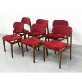 Set 6 Erik Buch Teak Danish Mo