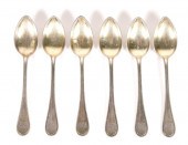 SET, 6 GERMAN 12 LOTH SILVER S