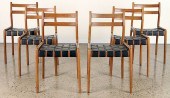 SET 6 ITALIAN ELM SIDE CHAIRS