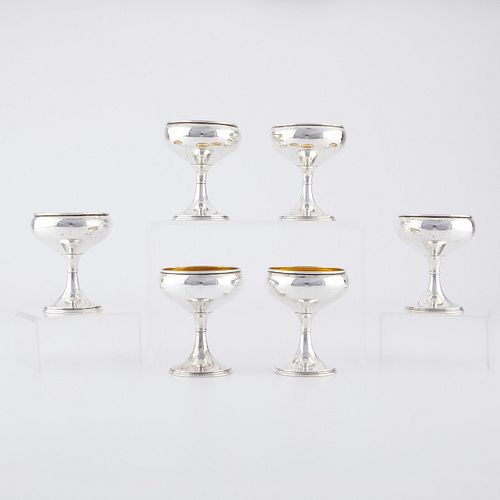 SET 6 J.S. CO STERLING SILVER