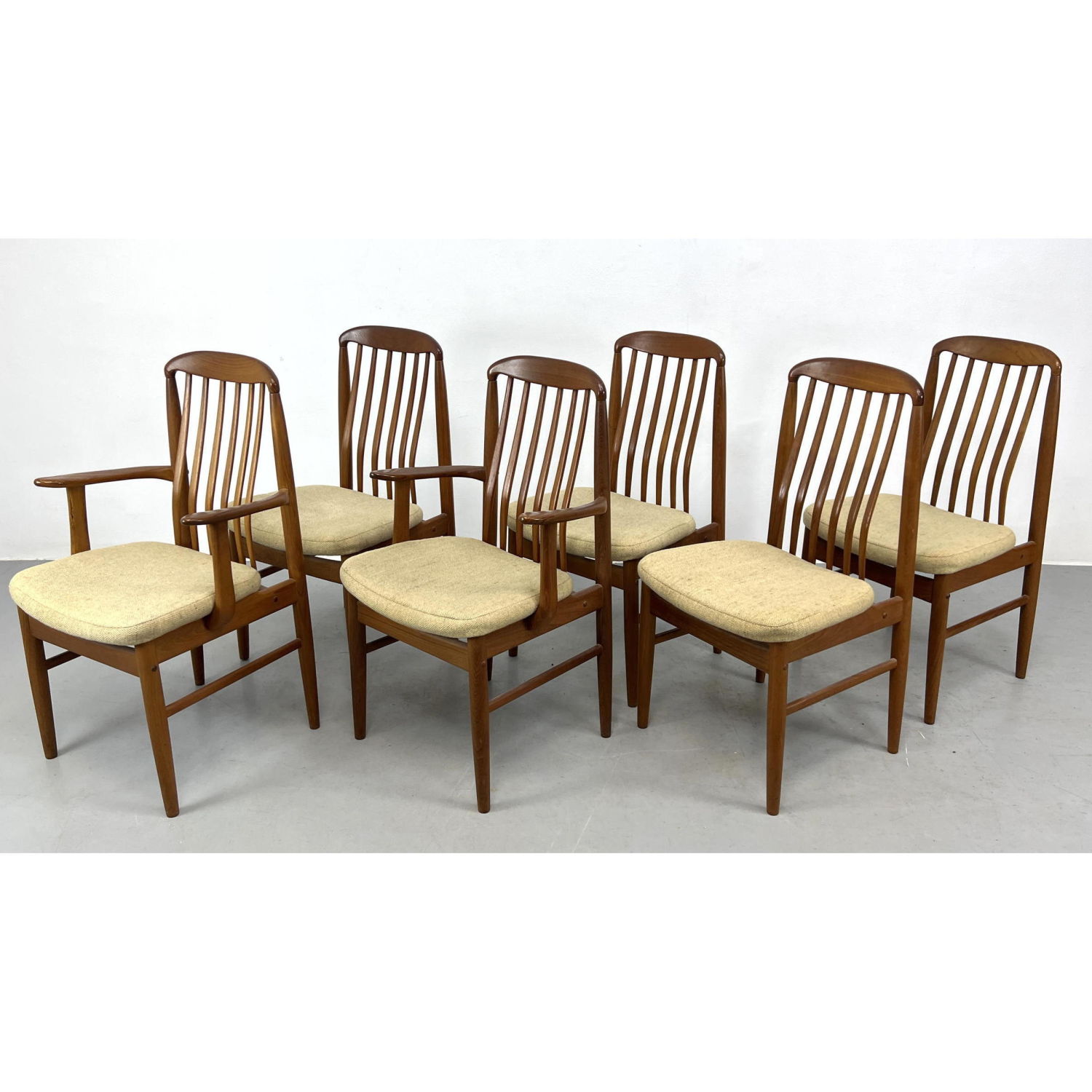 Set 6 Modern Teak BENNY LINDEN