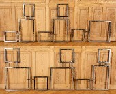 SET 6 NICKELED BRONZE ARCHITEC