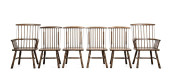 SET, 6 WINDSOR STYLE ELM FARMH