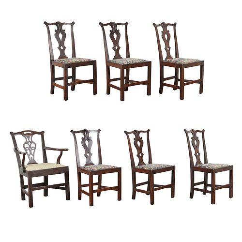 SET 7 CHAIRS ENGLISH OR IRISH