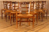 SET 7 FRENCH CHERRY DINING CHA