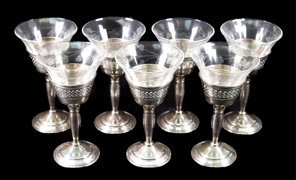 SET, 7 REDLICH STERLING & ETCHED