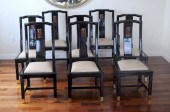 SET 8 BLACK LACQUER ASIAN STYL