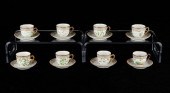 SET: 8 FLORA DANICA DEMITASSE