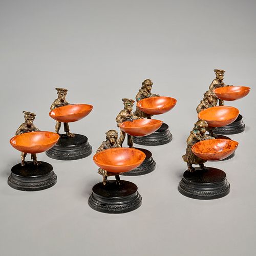 SET (8) VIENNA STYLE BRONZE