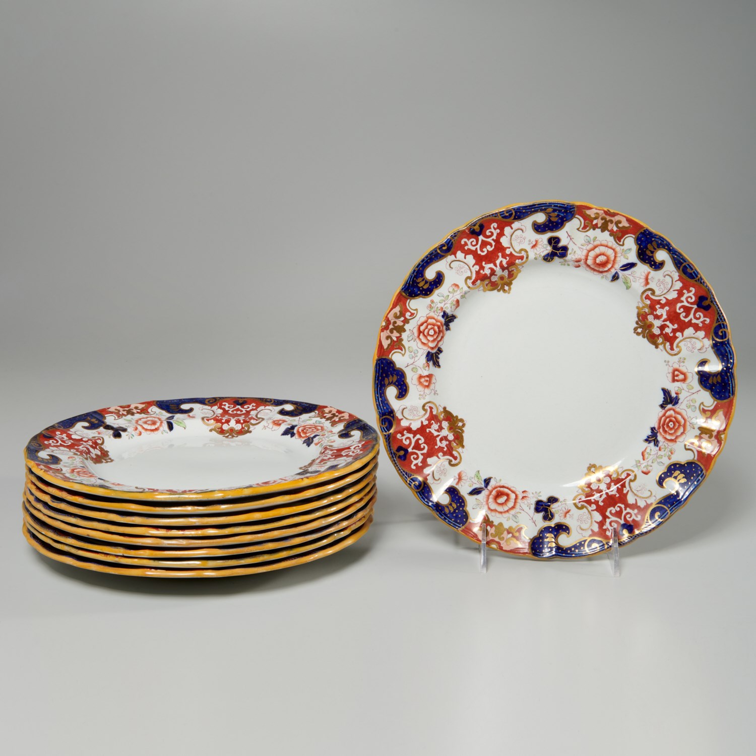 SET (9) ASHWORTH BROS IMARI STYLE