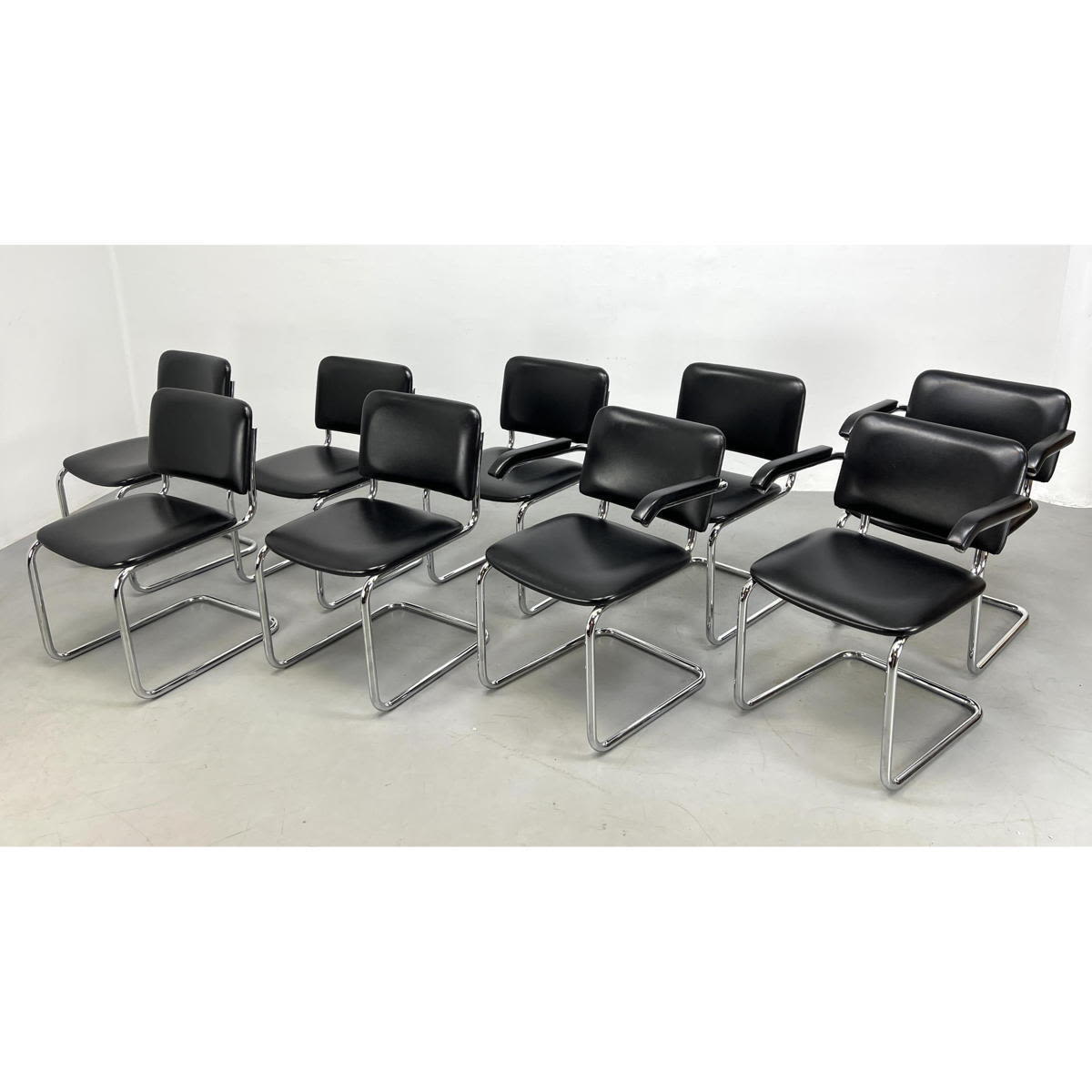 Set 9 LOEWENSTEIN Chrome Tube Frame