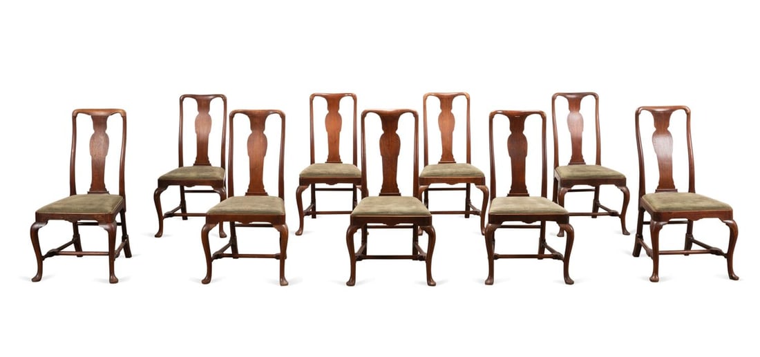 SET 9 QUEEN ANNE STYLE DINING